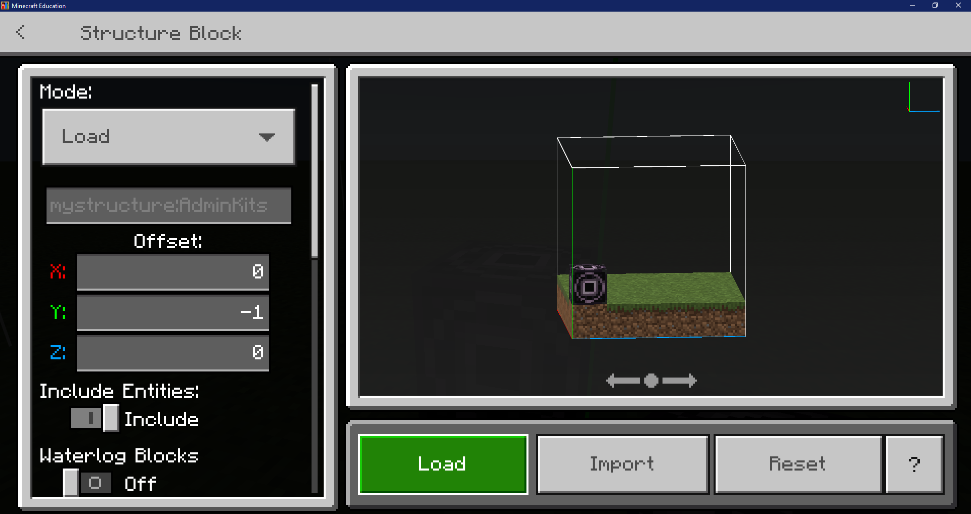 Click Load Button