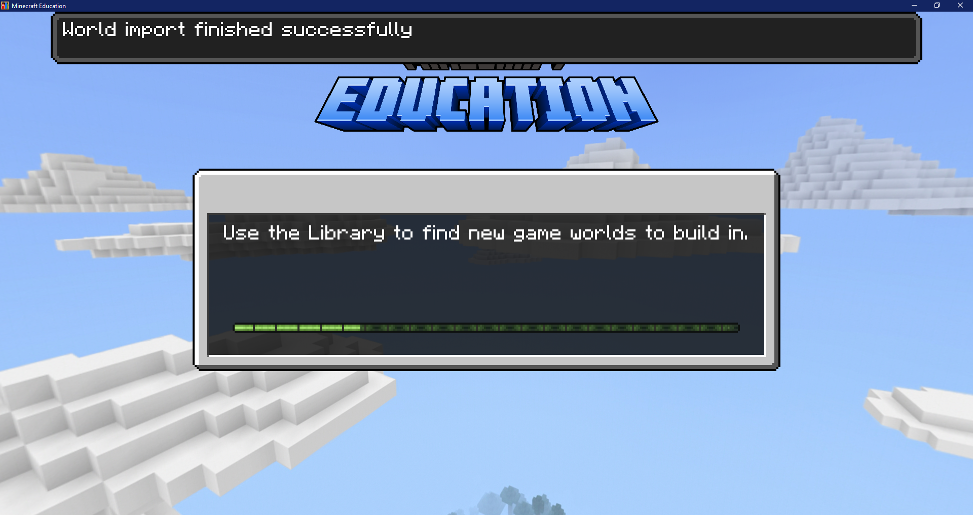 World Import Success